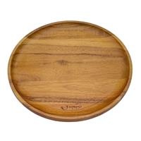 Khay gỗ Kaiyo hình tròn, đường kính 30cm