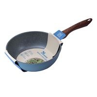 Chảo đúc vân đá sâu lòng Ecoramic EVDW-32IH 32cm