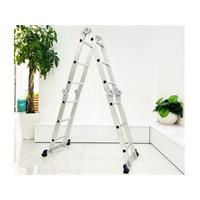 Thang nhôm gấp 4 đoạn Sumika SKM203 (chữ A cao 1.7m, chữ I cao 3.58m)