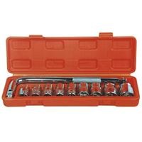Bộ vặn khẩu Asaki AK-9768 mạ Crom bóng 10 chi tiết 1/2 inch