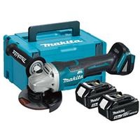 Máy mài cắt dùng pin Makita DGA404RTJ2 18V (1 sạc nhanh, 2 pin 5.0Ah)