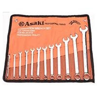 Bộ cờ lê vòng miệng xi bóng Asaki AK-6139 (6mm - 22mm)