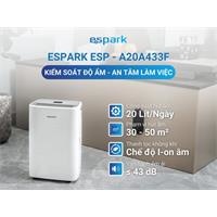 Máy hút ẩm kèm lọc không khí Espark ESP-A20A433F (20 lít/ngày, 50m2)