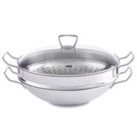 Bộ nồi lẩu, xửng hấp Fissler Nanjing 36cm