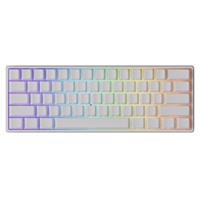 Bàn phím cơ MonsGeek FUN60 Max SP White/Black Akko Glare Magnetic Switches Tri-mode