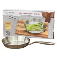 Chảo inox 316 liền khối 5-ply Premium 20cm Kaiyo KIP-3772