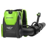 Máy thổi lá đeo lưng dùng pin 40V Greenworks BLF446 (chưa pin, sạc)