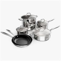 Bộ nồi inox cao cấp Ciwete 6 món SS0101-10PC