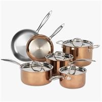 Bộ nồi inox cao cấp Ciwete 6 món SS1503-10PC