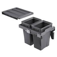 Thùng rác đôi cánh kéo âm tủ GrandX XW.D40
