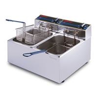 Bếp chiên nhúng điện đôi Berjaya DF11D-17 (9 lít x 2)
