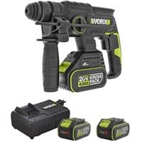 Máy khoan búa dùng pin 20V Worx WU387 (2 Pin 4.0Ah, Sạc)