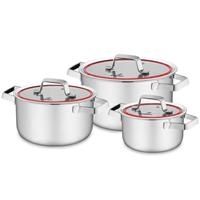 Bộ nồi Inox 3 lớp đúc liền khối Kalpen Emer EM1