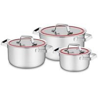 Bộ nồi Inox 3 lớp đúc liền khối Kalpen Emer EM1