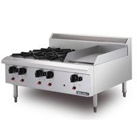 Bếp âu 4 họng có chiên phẳng Berjaya OB4GG1B-17