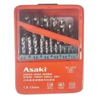Bộ mũi khoan inox sắt Asaki AK-3572