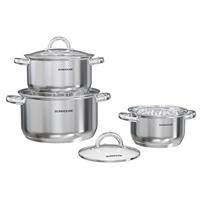 Bộ nồi inox 3 đáy Sunhouse SHG361