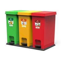 Thùng rác Duy Tân ECO 3 ngăn