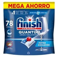 Viên rửa bát Finish Quantum Cleanliness Shine 78 viên