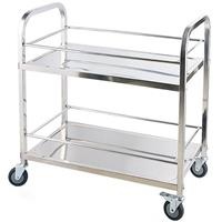 Xe đẩy inox 2 tầng D95 XDI95-2