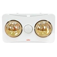 Đèn sưởi nhà tắm 2 bóng Braun Kohn BK02G 550W (có điều khiển)