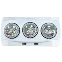 Đèn sưởi nhà tắm hồng ngoại Hans 3 bóng H3B