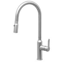 Vòi bếp rút dây Malloca K046-SS nóng lạnh inox