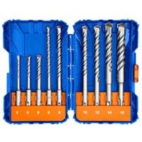 Bộ 9 mũi khoan bê tông SDS Plus Wadfow WHD6509