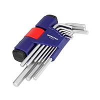 Bộ lục giác tay dài 9 chi tiết Workpro WP222027