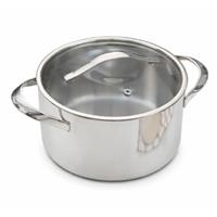 Nồi inox thân đáy liền Tri-Ply Silver Crown KIC-6629 - 24cm