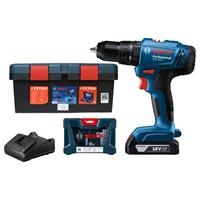 Máy khoan động lực dùng pin 18V Bosch GSB 183-LI (06019K91K2, 1 pin + Hộp công cụ)