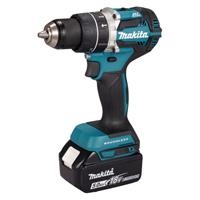 Máy khoan búa, vặn vít 18V Makita DHP484RT (sạc, 1 pin 5AH)