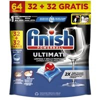 Viên rửa bát Finish Ultimate 32 + 32 viên (64 viên)