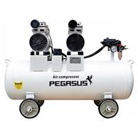 Máy nén khí không dầu, giảm âm Pegasus TM-OF550x2 70 lít