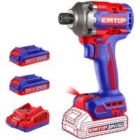 Bộ máy siết dùng pin 20V Emtop ECIRL2023 (2 pin 2AH ,sạc)