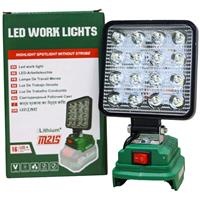 Thân đèn led 16 bóng chạy pin Workfix WF-L16 (chưa pin, sạc)