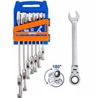 Bộ 7 cờ lê miệng vòng xoay 180 độ Wadfow WSP5207