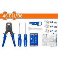 Bộ đồ nghề sửa chữa điện viễn thông 46 chi tiết Wadfow WHS2B46