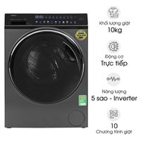 Máy giặt lồng ngang Aqua Inverter 10kg AQD-DW1000J.BK