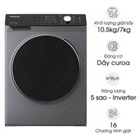 Máy giặt sấy Hitachi Inverter BD-D1054HVOS (giặt 10.5kg, sấy 7kg)