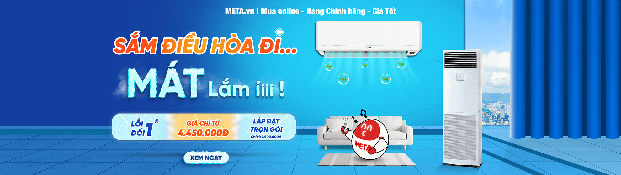 Điều hòa mát lạnh - Giá rẻ không phanh