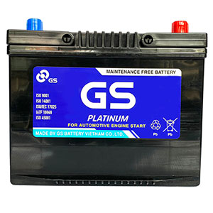 Ắc quy ô tô GS MF 85D26L (khô, 12V - 75A, cọc trái)