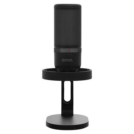 Microphone thu âm để bàn Boya K3 (Đen)