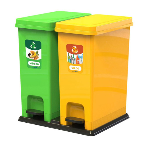Thùng rác Duy Tân ECO 2 ngăn