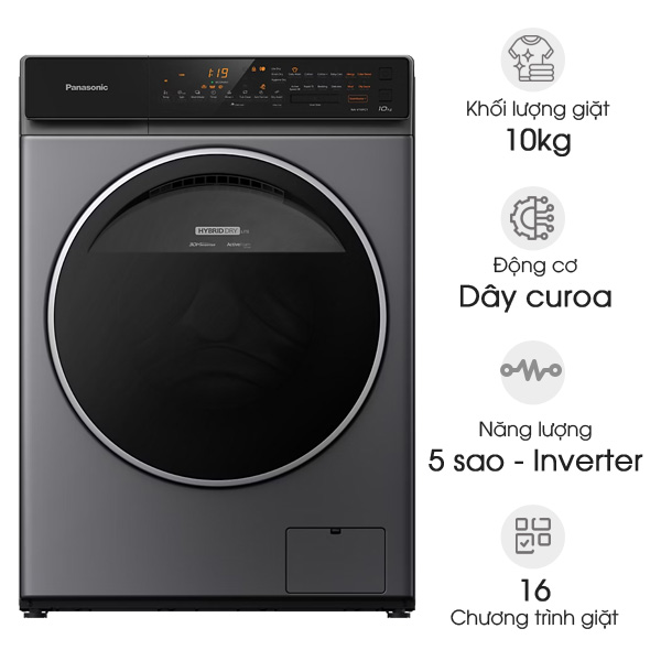 Máy giặt Panasonic Inverter 10kg NA-V10FC1LVT