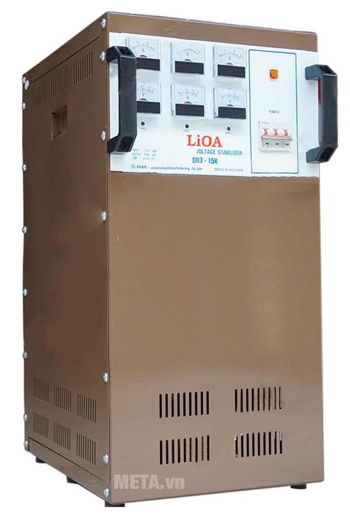 Ổn áp 3 pha khô Lioa 15KVA DR3 15KII (Dải điện áp đầu vào 160V - 430V)