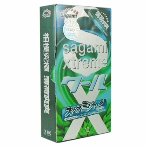 Bao cao su Sagami Xtreme Spearmint (10 chiếc)