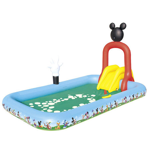 Bể phao liên hoàn trượt Mickey Bestway 91016