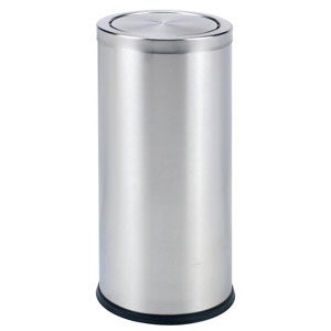 Thùng rác inox nắp lật GEV A35-P