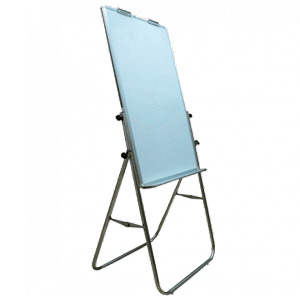 Bảng Flipchart từ tính, chân inox Bavico 120 x 140cm